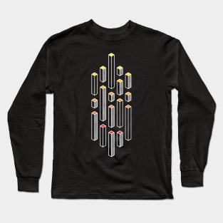 FIVE GEOMETRIC PILLARS Long Sleeve T-Shirt